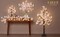 6FT Lighted Cherry Blossom Christmas Garland with Timer 48 LED Fairy Lights